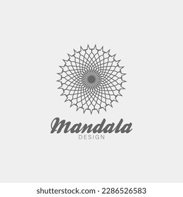 abstract geometric mandala ornament logo design,ethnic  flower motif  insignia