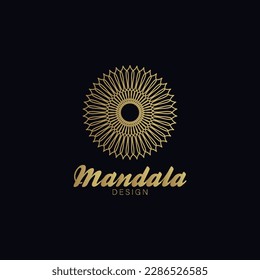 abstract geometric mandala ornament logo design,ethnic  flower motif  insignia