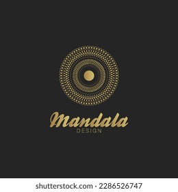 abstract geometric mandala ornament logo design,ethnic  flower motif  insignia