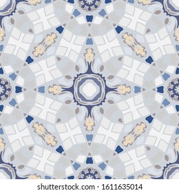 Abstract geometric  mandala pattern. Print, cloth design, wallpaper. Vector seamless.