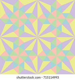 Abstract geometric many color background, vector illustration.