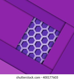 Abstract geometric material design background. EPS 10