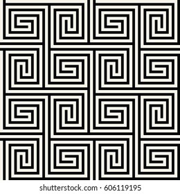 abstract geometric maze graphic background square pattern