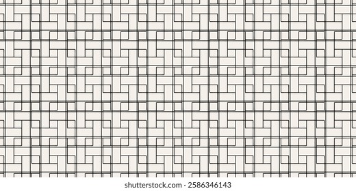 Abstract Geometric Maze with Thin Lines