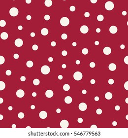 Abstract geometric memphis fashion 70s retro pillow dots pattern
