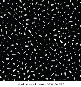 Abstract geometric memphis fashion 70s retro pillow pattern