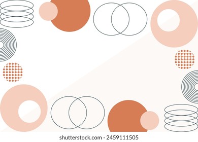 Ilustración de Plantilla de Vector de fondo de forma geométrica Abstractas de Memphis