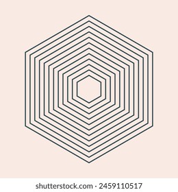 Abstract Geometric Memphis Shape Vector Template Illustration