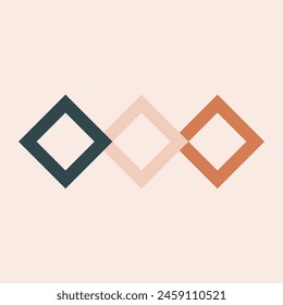 Ilustración de Plantilla de Vector de forma geométrica Abstractas Memphis