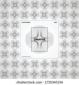 Resumen del fondo de la ilustración de la línea de la forma de malla geométrica. Usar para anuncio, afiche, trabajo artístico, diseño de plantilla, impresión. vector de ilustración eps10