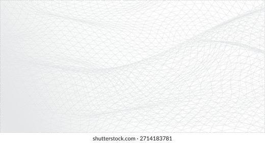 Abstract Geometric Mesh Wave Background With Light Grids, Soft Shadows, and Neutral Tones Texture Design eps10