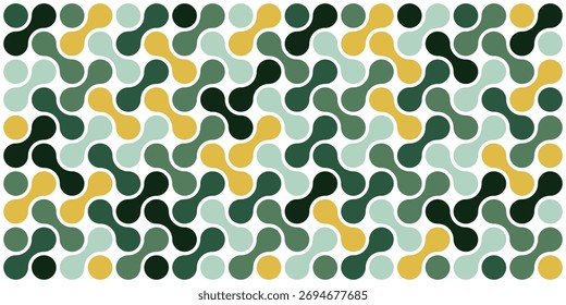 Abstract Geometric Metaballs Pattern Background. estilo moderno. design para impressão de arte, wallart, wallpaper. ilustração vetor