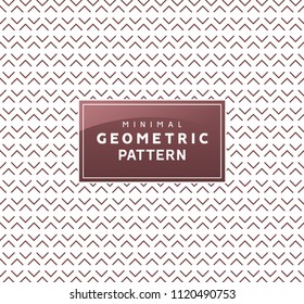 Abstract geometric minimal pattern with. Seamless vector geometric wallpaper ornament.