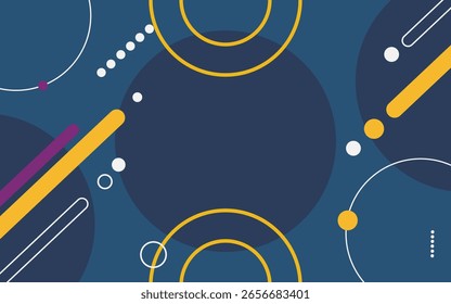 Abstract Geometric Minimalist Vector Background