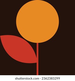 abstrakter geometrischer Minimalismus-Design-Vektorgrafik