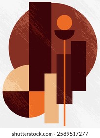 Abstract Geometric Modern Art Design