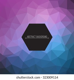 Abstract geometric modern background. Modern design triangles pattern. Mosaic