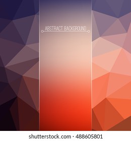 Abstract geometric modern background. Modern design triangles pattern. Mosaic,tessellation