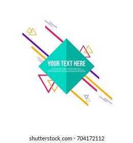 Abstract geometric modern background design