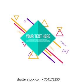 Abstract geometric modern background design