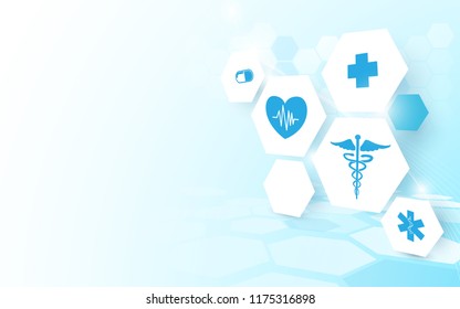 Abstract geometric modern background. Medicine and science concept background