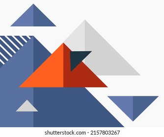 Abstract geometric modern background Premium Vector