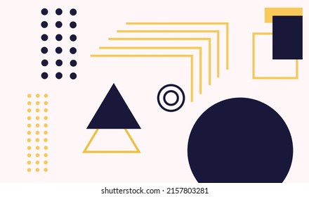 Abstract geometric modern background Premium Vector