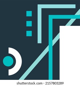 Abstract geometric modern background Premium Vector
