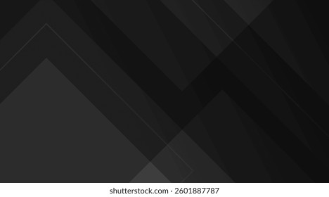 Abstract Geometric modern black Modern and Creative Trend design in vector illustration