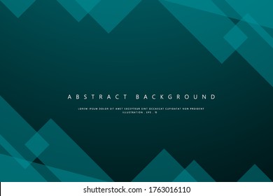 Resumen Geométrico moderno con fondo de color negro y azul claro para el diseño de plantillas, afiches y volantes. Ilustración del vector
