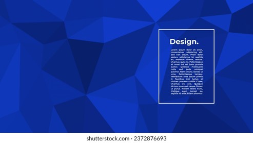 abstrakter, geometrischer, moderner blauer Hintergrund