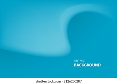 Abstract Geometric modern with Blue gradient wave color background for template, poster, flyer design. Vector illustration