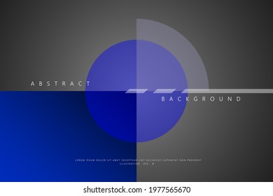 Abstract Geometric modern with Blue and gray color background for template, poster, flyer design. Vector illustration