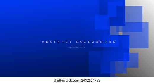 Abstract Geometric modern with Blue shape color background for template, poster, flyer design. Vector illustration