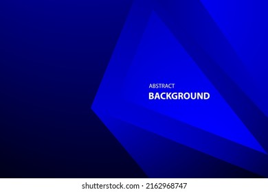 Abstract Geometric modern with Blue triangle color background for template, poster, flyer design. Vector illustration
