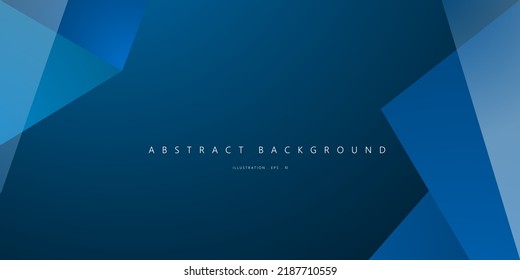 Abstract Geometric modern with Blue triangle color background for template, poster, flyer design. Vector illustration