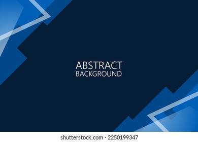 Abstract Geometric modern with Blue triangle color background for template, poster, flyer design. Vector illustration