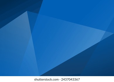Abstract Geometric modern with Blue triangle color background for template, poster, wallpaper, flyer design. Vector illustration