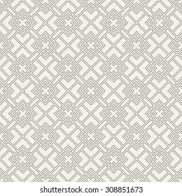 abstract geometric modern chinese line vector seamless pattern monochrome endless texture use for wallpaper,web page,background,decoration,design,paper,fabric