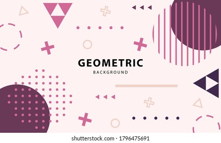 Abstract geometric modern circles background