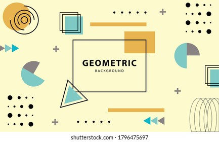 Resumen del fondo de los círculos geométricos modernos