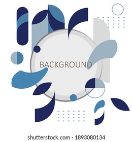 abstract geometric modern circles background