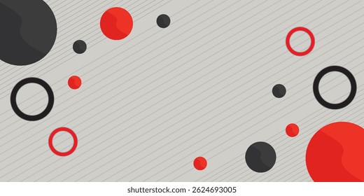 Abstrakte geometrische moderne Kreise Hintergrund. moderne Hintergrundvektorgrafik eps 10