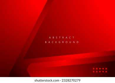 Abstract geometric modern colorful gradient red metallic background. vector illustration