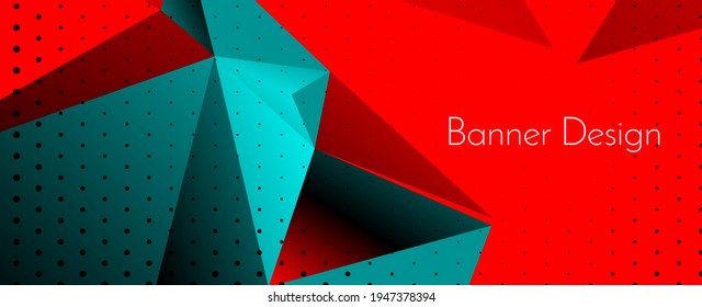 Abstract geometric modern decorative design banner pattern background vector