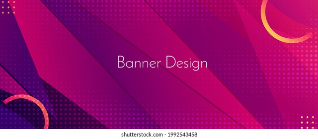 Resumen diseño decorativo geométrico moderno diseño patrón de banner fondo vector