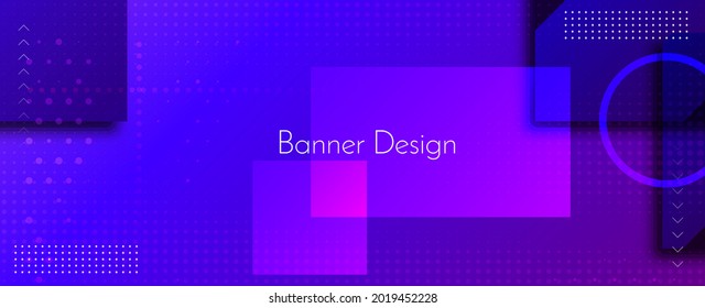 Resumen diseño decorativo geométrico moderno diseño patrón de banner fondo vector