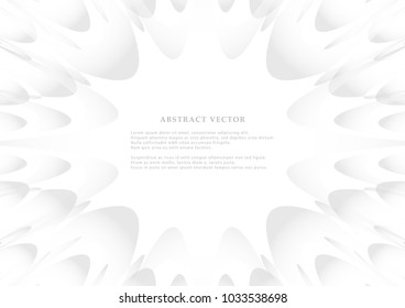 Abstract geometric modern design on white background, vector illustration