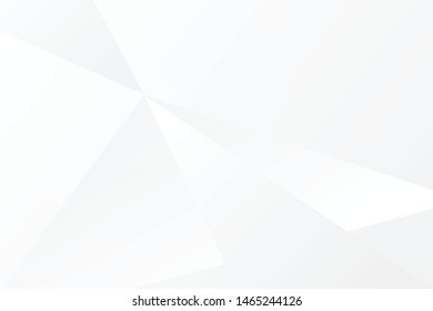 Abstract geometric modern design white and gray gradient background, vector Illustration