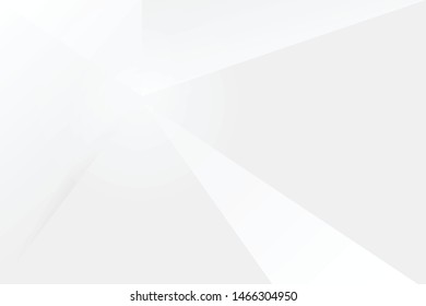 Abstract geometric modern design, white and gray gradient background, vector Illustration